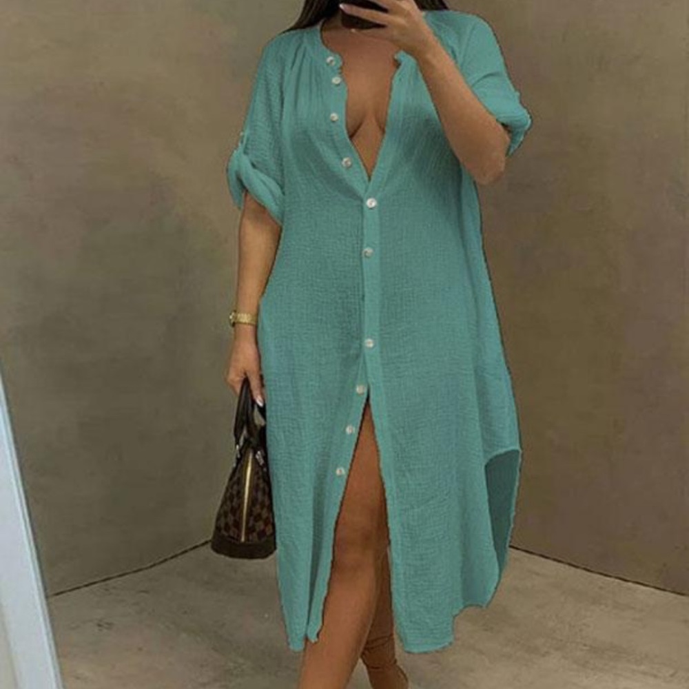 Button Down Shirt Dress
